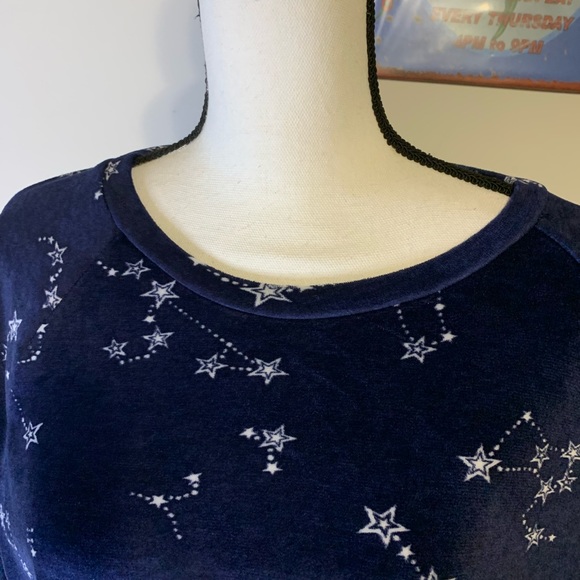 XOXO Blue Starry Night Constellations Pajama Set - Picture 10 of 12